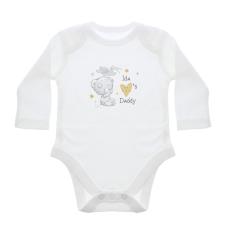Personalised Tiny Tatty Teddy I Heart Long Sleeved Baby Vest Image Preview